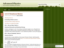 Tablet Screenshot of kenlanikadvancedphysics.wordpress.com