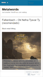 Mobile Screenshot of metalwords4.wordpress.com