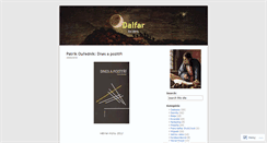 Desktop Screenshot of dalfar.wordpress.com