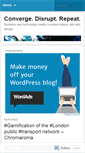 Mobile Screenshot of convergedisruptrepeat.wordpress.com