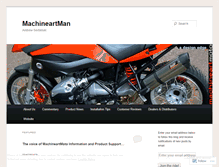 Tablet Screenshot of machineartmoto.wordpress.com