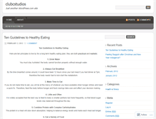 Tablet Screenshot of clubcstudios.wordpress.com