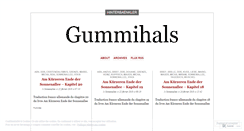 Desktop Screenshot of gummihals.wordpress.com