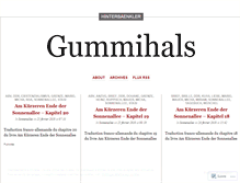 Tablet Screenshot of gummihals.wordpress.com