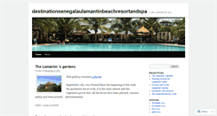 Desktop Screenshot of destinationsenegalaulamantinbeachresortandspa.wordpress.com