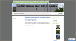 Desktop Screenshot of cejoliveira.wordpress.com