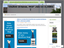 Tablet Screenshot of cejoliveira.wordpress.com