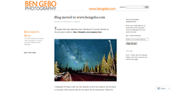 Desktop Screenshot of bengebo.wordpress.com