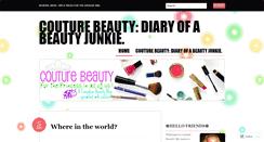 Desktop Screenshot of couturebeauty.wordpress.com