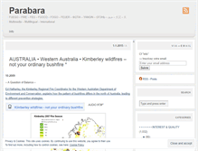 Tablet Screenshot of parabara.wordpress.com