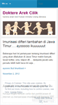 Mobile Screenshot of dokterearekcilik.wordpress.com