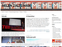 Tablet Screenshot of helenzaltzman.wordpress.com