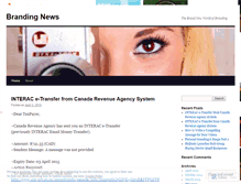 Tablet Screenshot of brandingnews.wordpress.com