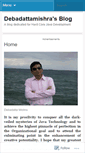 Mobile Screenshot of debajava.wordpress.com