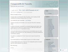 Tablet Screenshot of fansubcompare.wordpress.com