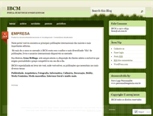 Tablet Screenshot of ibcmrevistasinternacionais.wordpress.com