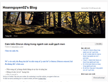 Tablet Screenshot of hoannguyen02.wordpress.com