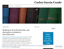 Tablet Screenshot of carlosgarciaconde.wordpress.com