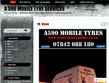 Tablet Screenshot of a590tyres.wordpress.com
