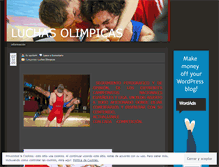 Tablet Screenshot of luchasolimpicas.wordpress.com