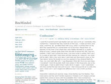 Tablet Screenshot of beeminded.wordpress.com