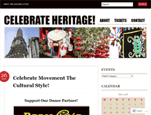 Tablet Screenshot of celebrateheritage.wordpress.com