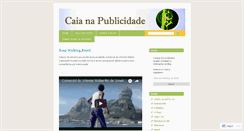 Desktop Screenshot of caianapublicidade.wordpress.com
