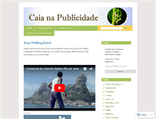 Tablet Screenshot of caianapublicidade.wordpress.com