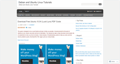 Desktop Screenshot of debiantutorials.wordpress.com