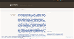 Desktop Screenshot of jenwitemi.wordpress.com