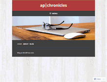 Tablet Screenshot of apchronicles.wordpress.com