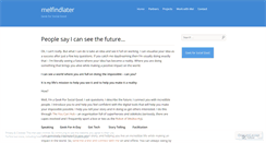 Desktop Screenshot of melfindlater.wordpress.com
