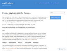 Tablet Screenshot of melfindlater.wordpress.com