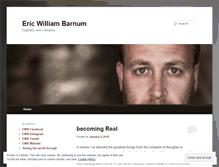 Tablet Screenshot of ericwilliambarnum.wordpress.com