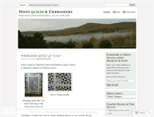 Tablet Screenshot of mistyquilts.wordpress.com