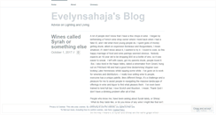 Desktop Screenshot of evelynsahaja.wordpress.com