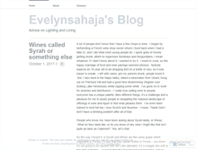 Tablet Screenshot of evelynsahaja.wordpress.com