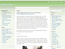 Tablet Screenshot of greenlaurier.wordpress.com