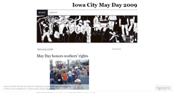 Desktop Screenshot of maydayic.wordpress.com