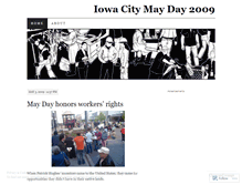 Tablet Screenshot of maydayic.wordpress.com