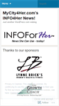 Mobile Screenshot of info4her.wordpress.com