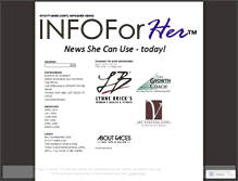 Tablet Screenshot of info4her.wordpress.com