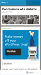 Mobile Screenshot of confessionsofadiabetic.wordpress.com