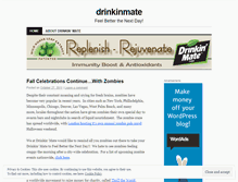 Tablet Screenshot of drinkinmate.wordpress.com