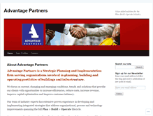 Tablet Screenshot of advantagepartners.wordpress.com