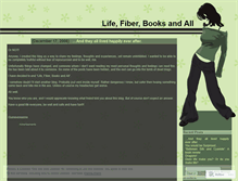 Tablet Screenshot of lifefiberbooksandall.wordpress.com
