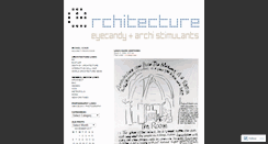 Desktop Screenshot of a1rchitecture.wordpress.com