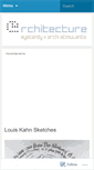 Mobile Screenshot of a1rchitecture.wordpress.com
