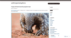 Desktop Screenshot of anthropometaphors.wordpress.com