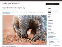 Tablet Screenshot of anthropometaphors.wordpress.com